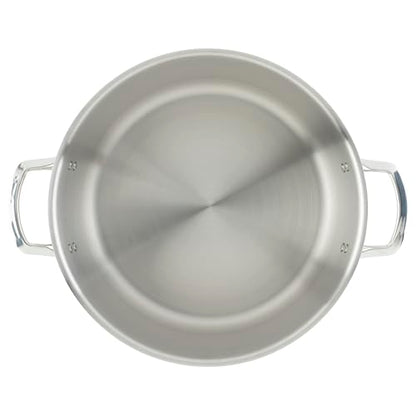WINCO Tri-Ply Stock Pot, 20-quart, Silver