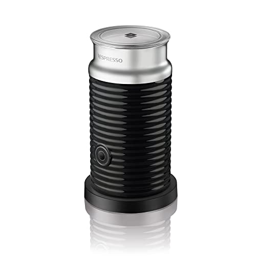 Nespresso Aeroccino 3 Milk Frother, Black, Steel