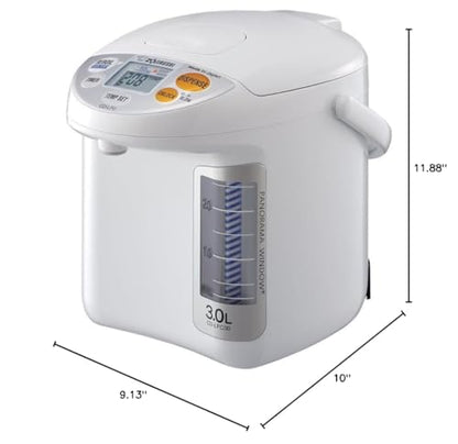 Zojirushi CD LFC30 Micom Water Boiler and Warmer, 3.0 L, 101 Oz (White)