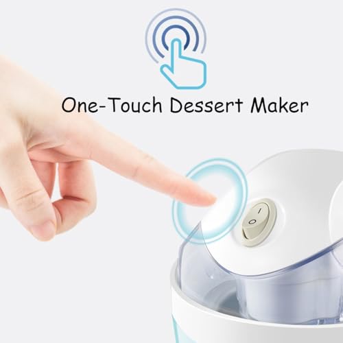 Small Home Mini Ice Cream Maker (Applicable to 110V-120V)，Pink