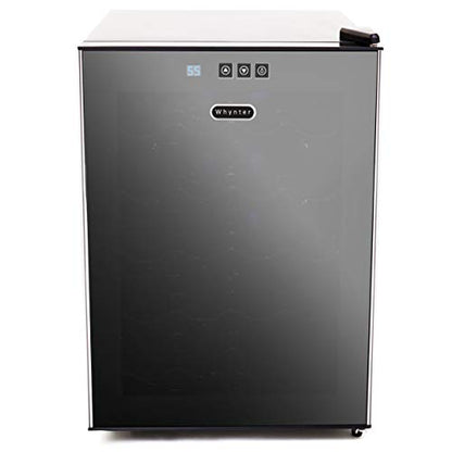 Whynter Wine Cooler, 20 Bottle, Thermoelectric Mirror Glass Door, WC-201TD