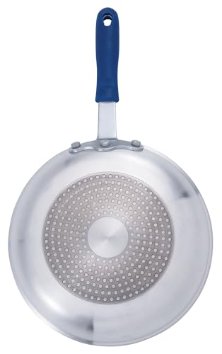 Winco Commercial-Grade Aluminum Fry Pan with Stay Cool Handle, Induction Compatible, Non-Stick Finish, 12"