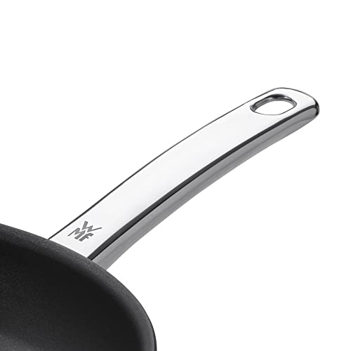 WMF Devil 2-Piece Frying Pan Set 28 cm + 20 cm Induction Frying Pan Cromargan Stainless Steel Coated Plastic Handle