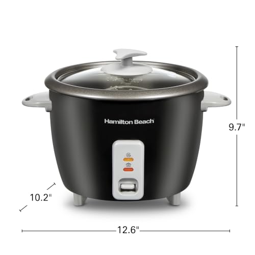 Hamilton Beach Rice Cooker & Food Steamer, 16 Cups Cooked, 8 Cups Uncooked