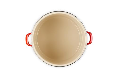 Le Creuset Enamel on Steel Traditional Stockpot, 16 qt., Cerise with Stainless Steel Knob
