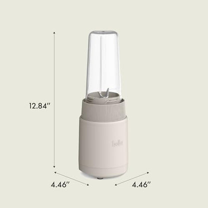 bella 6 Pcs Portable Rocket Blender, Juicer & Smoothie Maker, Press & Twist Design, EverGood™ & BPA Free Dishwasher Safe Parts, 4 Tip Stainless Steel Blade, Cord Wrap, 240 Watt Motor, Oatmilk