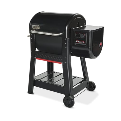 Weber Smoque™ 22‑Inch Bottom Shelf – Heavy‑Duty Storage Shelf for Pellet Smokers, Durable Metal Accessory for Extra Grill Organization & Outdoor BBQ Gear
