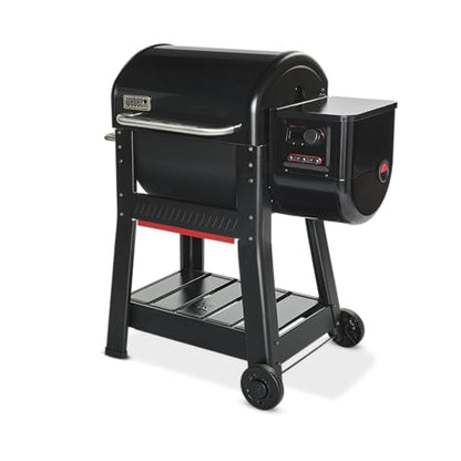 Weber Smoque™ 22‑Inch Bottom Shelf – Heavy‑Duty Storage Shelf for Pellet Smokers, Durable Metal Accessory for Extra Grill Organization & Outdoor BBQ Gear