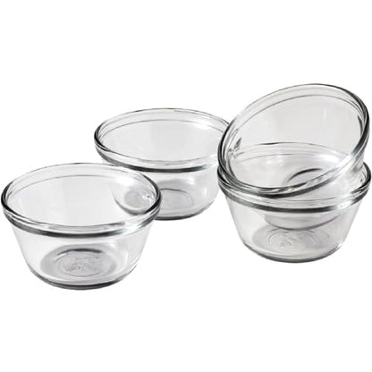 Anchor Hocking 6-Ounce Glass Custard Cups, Set of 4