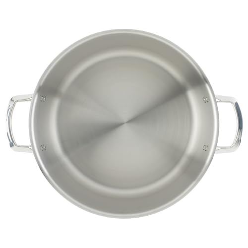 WINCO Tri-Ply Stock Pot, 20-quart, Silver