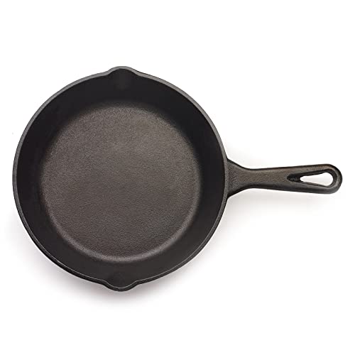 Mercer Culinary Pre-Seasoned Cast Iron Skillet, 8-Inch