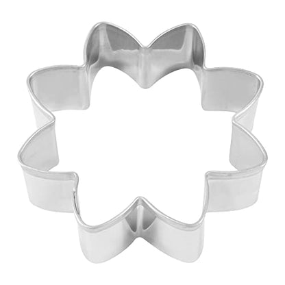 R&M Summer Time Cookie Cutters, Ice Cream Cone, Sun, Sunglasses, Ice Cream Cone Cookie Cutter Set, 4-Piece, Silver