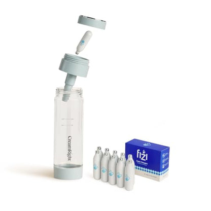 FiziGO Starter Bundle: Fizi GO "Soda-on-the-Go" Portable Soda Dispenser and Chargers