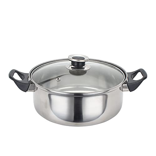 Simpli-Magic 12 Piece Stainless Steel Cookware Set, Silver