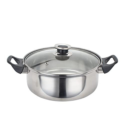 Simpli-Magic 12 Piece Stainless Steel Cookware Set, Silver