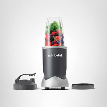Nutribullet Personal Blender, Shakes, Smoothies, Food Prep, and Frozen Blending, 24 Ounces, 600 Watt, Dark Gray, NBR-0601WM