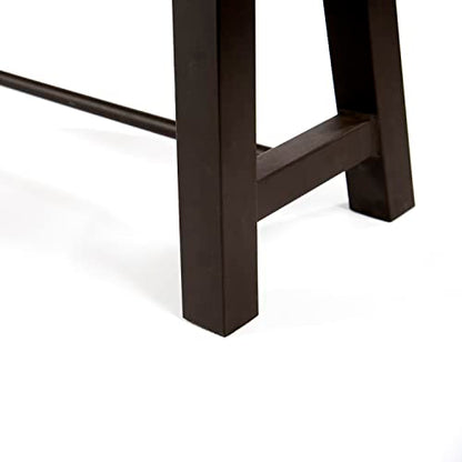Christopher Knight Home Catriona Outdoor Acacia Wood Bench with Metal Accents, Teak Finish / Rustic Metal 14. 50 x 63 x 17. 75 inches