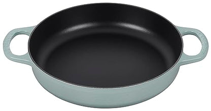 Le Creuset Signature Cast Iron Everyday Pan, 11", Sea Salt