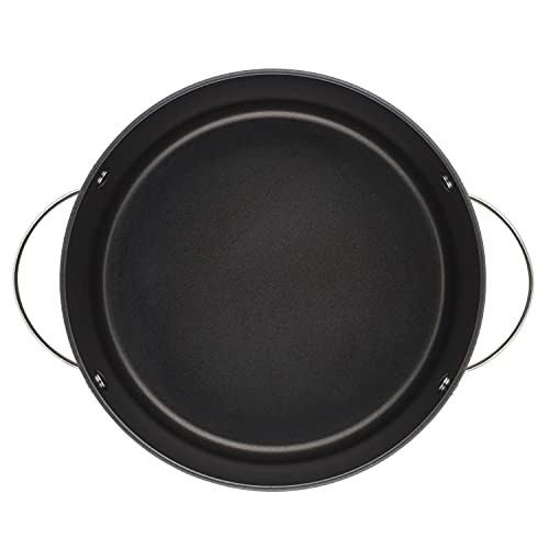 Ayesha Curry Kitchenware Professional Hard Anodized Nonstick Stock Pot/Stockpot with Lid, 10 Quart, Charcoal