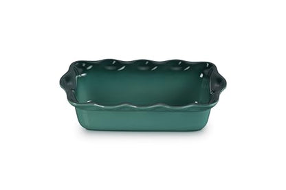 Le Creuset Stoneware Heritage Fluted Loaf Pan, 9", Artichaut