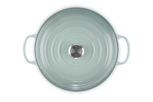 Le Creuset Enameled Cast Iron Signature, 9-Piece Cookware Set, Sea Salt