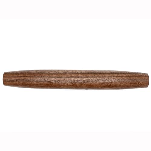 Handmade 12" Walnut French Rolling Pin for Dough - Tapered Wooden Rolling Pin for Baking, Pizza, Chapati, Tortilla, and More - Crafted in Kentucky