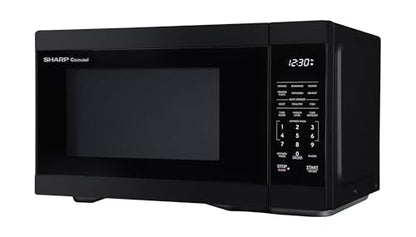 Sharp SMC1161KB 1.1 cu. ft. 1000W Black Countertop Microwave Oven