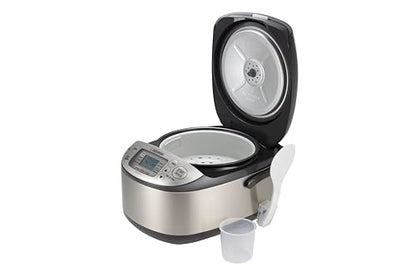 Zojirushi NS-TPC10XT Micom Rice Cooker & Warmer (with PFAS-Free Nonstick), 5.5-Cup, Stainless Brown