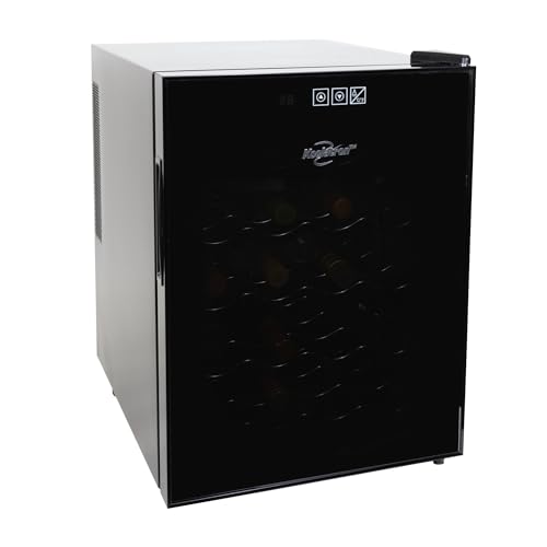Koolatron 20 Bottle Thermoelectric Wine Cooler, Black