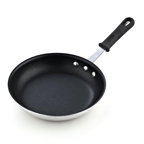 Cooks Standard Nonstick Frying Pan 8-Inch, Heavy Duty Skillet Pan, Professional Aluminum Omelette Pan ,Metalic