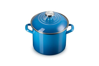Le Creuset Enamel on Steel Traditional Stockpot, 6 qt., Marseille with Stainless Steel Knob