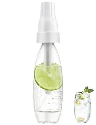 Portable Soda Maker Machine 34 Oz Sparkling Water Maker for Home Travel Instant Carbonation CO2 Cartridges Not Included