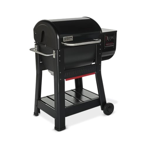 Weber Smoque™ 22‑Inch Bottom Shelf – Heavy‑Duty Storage Shelf for Pellet Smokers, Durable Metal Accessory for Extra Grill Organization & Outdoor BBQ Gear