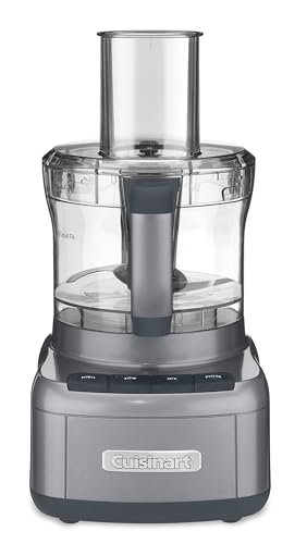 Cuisinart 8 Cup Food Processor, 350-Watt Motor, Gunmetal, FP-8GMP1