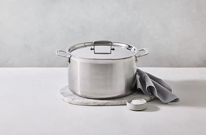 Le Creuset Stainless Steel Classic 3-Ply Stockpot, 10qt