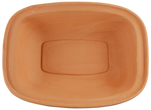 Eurita Clay Roaster, 4 Quart, 3.78 Litres, Non-Stick Earthenware, Toxin-Free, Healthy Clay Pot Cooking, Versatile Cooking Dutch Oven, Digital Recipe and Instructions Included