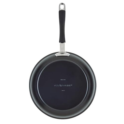Rachael Ray Cucina Ceramic Cookware Set - 13 Pieces - Ceramic Pots and Pans Set w/Nonstick Frying Pans, Saute Pan, Saucepans, Stockpot, Lids, Pan Protectors & Cooking Utensils - Peppercorn