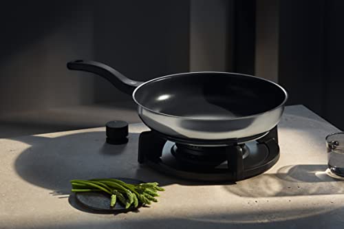 WMF Devil 2-Piece Frying Pan Set 28 cm + 20 cm Induction Frying Pan Cromargan Stainless Steel Coated Plastic Handle