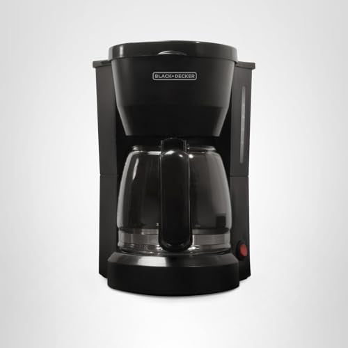 BLACK+DECKER 5-Cup Coffeemaker, DCM600B Black