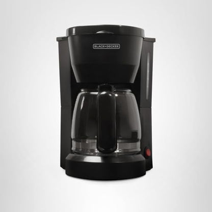 BLACK+DECKER 5-Cup Coffeemaker, DCM600B Black