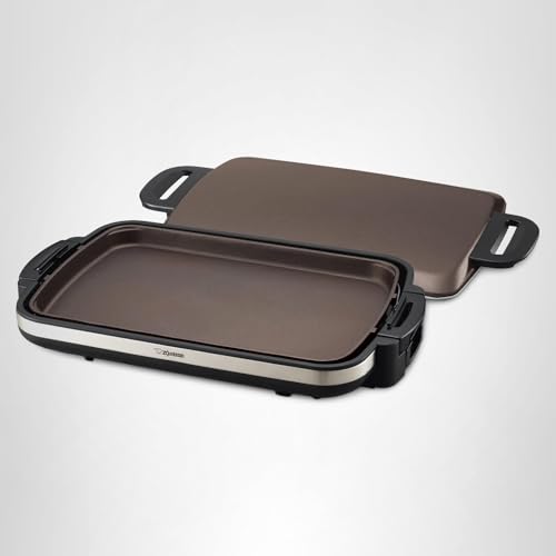 Zojirushi EA-DCC10 Gourmet Sizzler Electric Griddle,Stainless Brown Extra Large