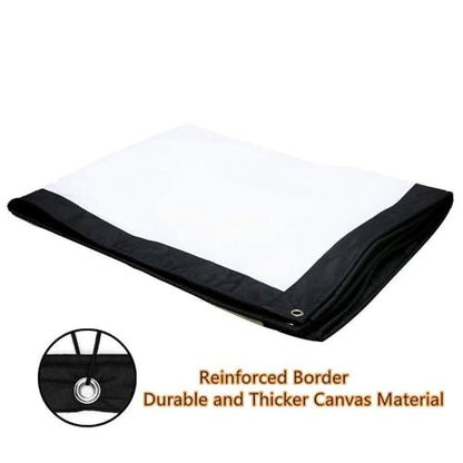 300 Inch Projector Screen Portable Outdoor Movie Screen, YF2009SZ Big Size Folding HD Projection Screen 16:9 for Home Theater/Office/Camping/Party