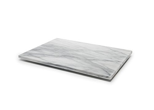 Fox Run Marble Pastry Board, White, 12" x 16"