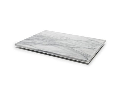 Fox Run Marble Pastry Board, White, 12" x 16"
