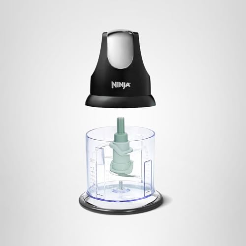 Ninja Food Chopper Express Chop with 200-Watt, 16-Ounce Bowl for Mincing, Chopping, Grinding, Blending and Meal Prep (NJ110GR)
