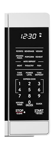 SHARP Compact Countertop Microwave Oven with Removable 10" Carousel Turntable, 700 Watt, 0.7 Cubic Feet, White