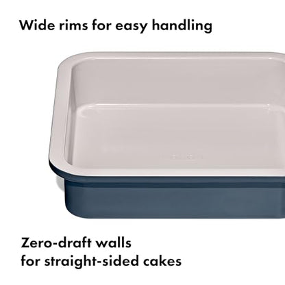 OXO Good Grips Non-Stick Pro Ceramic Coated Metal Bakeware 9” Square Cake Pan – Storm Blue