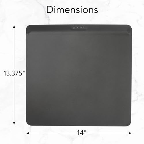 GoodCook AirPerfect Cookie Sheet Nonstick Air Insulated Carbon Steel Construction, 14 x 12-Inch, Gray