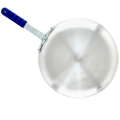 Winco Commercial-Grade Aluminium Fry Pan/Skillet, Natural Finish with Cool Touch Handle, 12"