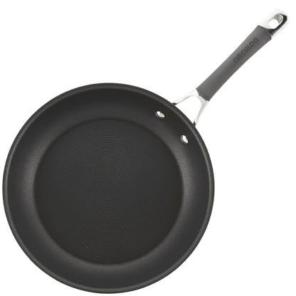 Circulon Radiance Hard-Anodized Nonstick Cookware Set, Kitchen Pots and Pans Set, 10-Piece, Gray